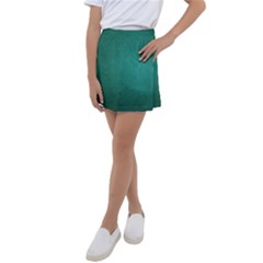 Background-green Kids  Tennis Skirt by nateshop