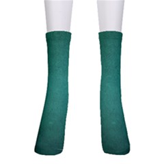 Background-green Crew Socks by nateshop