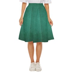 Background-green Classic Short Skirt by nateshop