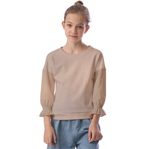 Background-mocca Kids  Cuff Sleeve Top by nateshop