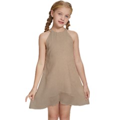 Background-mocca Kids  Halter Collar Waist Tie Chiffon Dress by nateshop