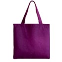 Background-purple Zipper Grocery Tote Bag View1