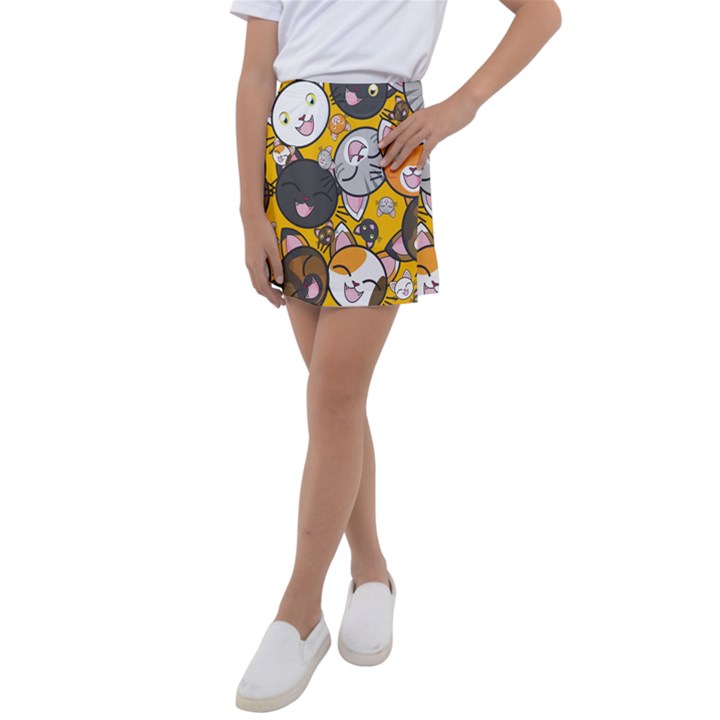 Cats Kids  Tennis Skirt