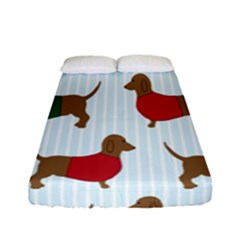 Dachshund Fitted Sheet (full/ Double Size) by nateshop