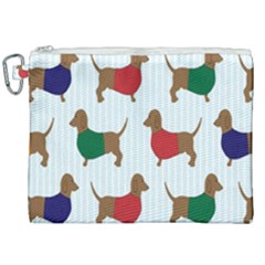 Dachshund Canvas Cosmetic Bag (xxl) by nateshop