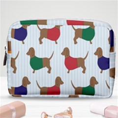 Dachshund Make Up Pouch (medium) by nateshop