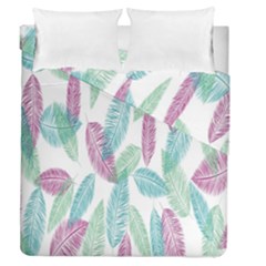 Feathers Duvet Cover Double Side (queen Size) by nateshop