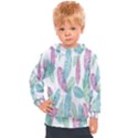 Feathers Kids  Hooded Pullover View1