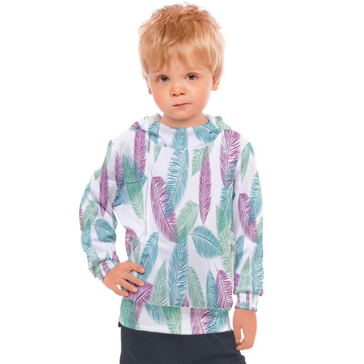 Feathers Kids  Hooded Pullover