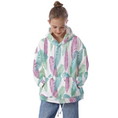 Feathers Kids  Oversized Hoodie by nateshop