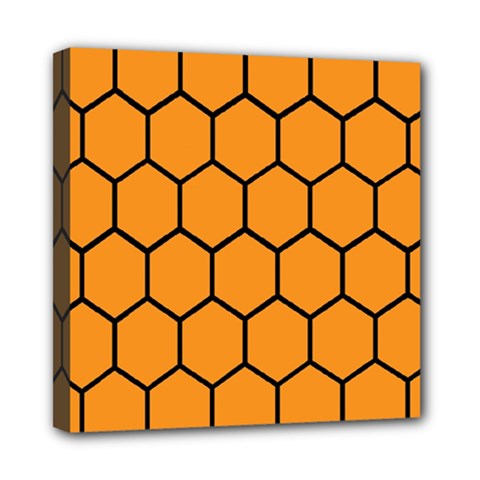 Honeycomb Mini Canvas 8  X 8  (stretched) by nateshop