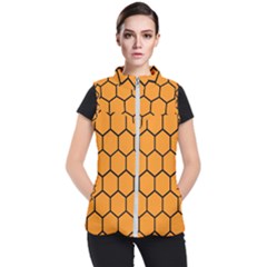 Honeycomb Women s Puffer Vest by nateshop