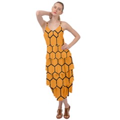 Honeycomb Layered Bottom Dress by nateshop