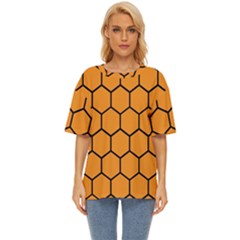 Honeycomb Oversized Basic Tee by nateshop