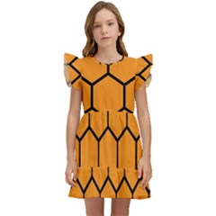 Honeycomb Kids  Winged Sleeve Dress by nateshop