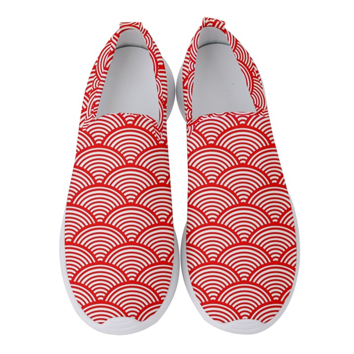 Japanese-wave Women s Slip On Sneakers