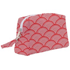 Japanese-wave Wristlet Pouch Bag (large) by nateshop