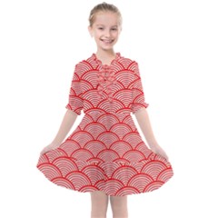 Japanese-wave Kids  All Frills Chiffon Dress by nateshop