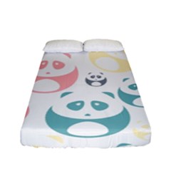 Pandas-panda Fitted Sheet (full/ Double Size) by nateshop