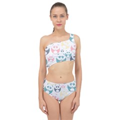 Pandas-panda Spliced Up Two Piece Swimsuit