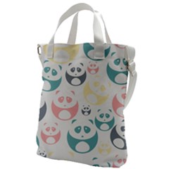 Pandas-panda Canvas Messenger Bag by nateshop