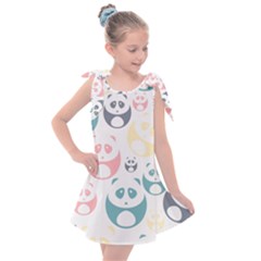 Pandas-panda Kids  Tie Up Tunic Dress by nateshop