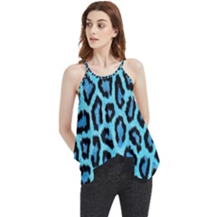 Paper-blue-tiger Flowy Camisole Tank Top by nateshop