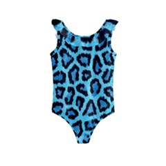 Paper-blue-tiger Kids  Frill Swimsuit by nateshop