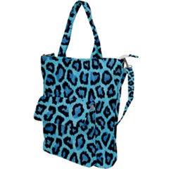 Paper-blue-tiger Shoulder Tote Bag by nateshop