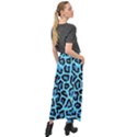 Paper-blue-tiger Velour Split Maxi Skirt View2