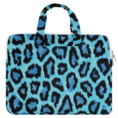 Paper-blue-tiger Macbook Pro 13  Double Pocket Laptop Bag by nateshop