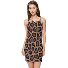 Paper-dark-tiger Summer Tie Front Dress by nateshop