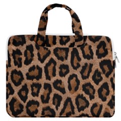 Paper-dark-tiger Macbook Pro 13  Double Pocket Laptop Bag by nateshop