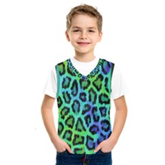 Paper-green-tiger Kids  Basketball Tank Top