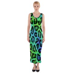 Paper-green-tiger Fitted Maxi Dress by nateshop