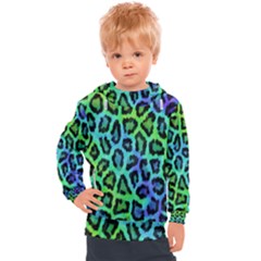 Paper-green-tiger Kids  Hooded Pullover by nateshop