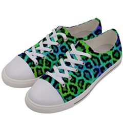 Paper-green-tiger Men s Low Top Canvas Sneakers by nateshop