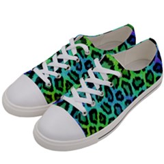 Paper-green-tiger Women s Low Top Canvas Sneakers by nateshop