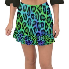 Paper-green-tiger Fishtail Mini Chiffon Skirt by nateshop