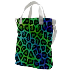 Paper-green-tiger Canvas Messenger Bag by nateshop