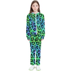 Paper-green-tiger Kids  Tracksuit by nateshop