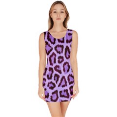 Paper-purple-tiger Bodycon Dress