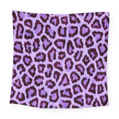 Paper-purple-tiger Square Tapestry (large) by nateshop