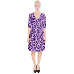 Paper-purple-tiger Wrap Up Cocktail Dress by nateshop