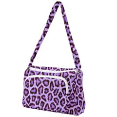 Paper-purple-tiger Front Pocket Crossbody Bag by nateshop