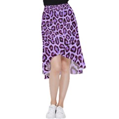 Paper-purple-tiger Frill Hi Low Chiffon Skirt by nateshop