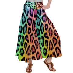 Paper-ranbow-tiger Satin Palazzo Pants by nateshop