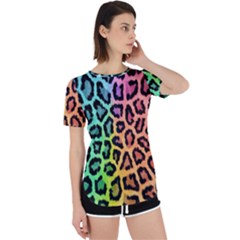 Paper-ranbow-tiger Perpetual Short Sleeve T-shirt