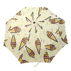 Pattern-ice Folding Umbrellas