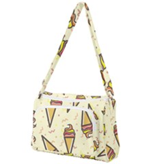 Pattern-ice Front Pocket Crossbody Bag by nateshop